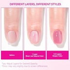 CHUCHU dusty rose nail care product lifestyle shot