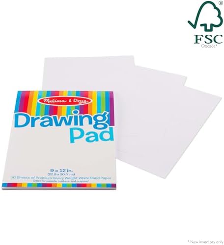 Melissa and Doug children coloring paper pad binding detail