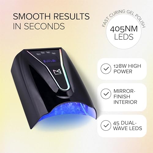 Top angle view of rechargeable M Crystal Cure nail dryer