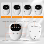 Elderly care incontinence alarm showing long range wireless receiver on nightstand