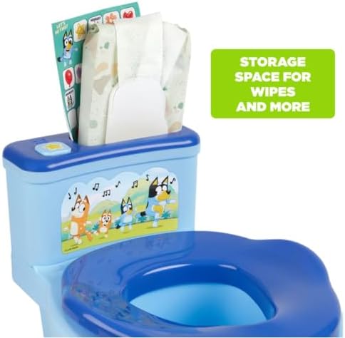 Removable bowl component of the Bluey floor potty for easy cleaning