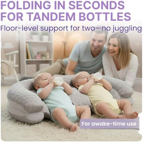 Side view of Wendiway baby mat support cushions