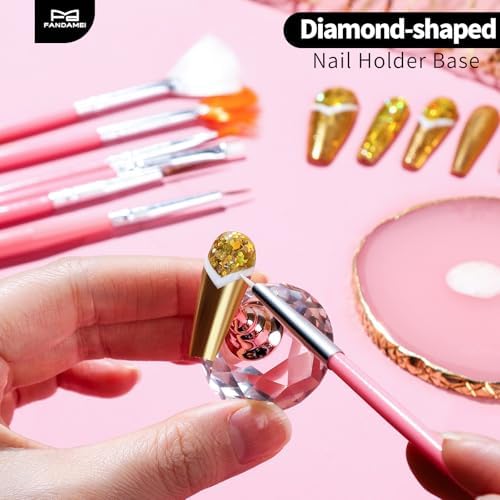 Fandamei professional nail art resin palette for mixing colors
