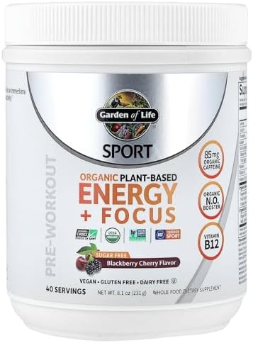 Organic plant-based pre workout powder with nitric oxide blend kale spinach beets sugar-free