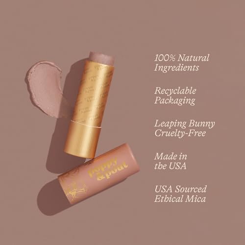 Poppy & Pout All Natural Lip Tint, Cardboard Tube, Hand-Filled, Beeswax, Vitamin E, Coconut Oil, Cruelty Free, All-Natural Shades (Faye) - Image 3
