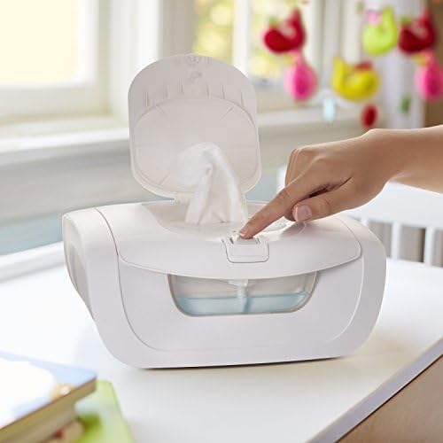 Side profile of Munchkin Mist Wipe Warmer showing compact design