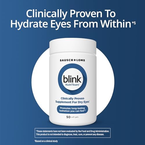 Bausch + Lomb Blink NutriTears 50 softgels packaging details
