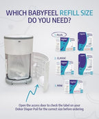 Babyfeel 4 pack refill box for diaper pails