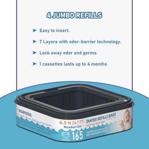 Durable and leak-proof diaper disposal film close up
