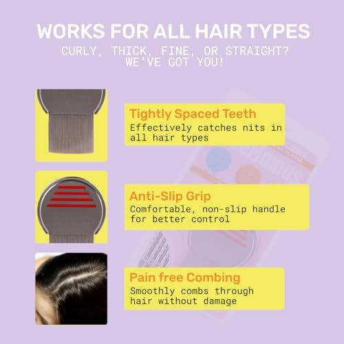 Bremorou hair combs used for pet flea grooming and cleaning.