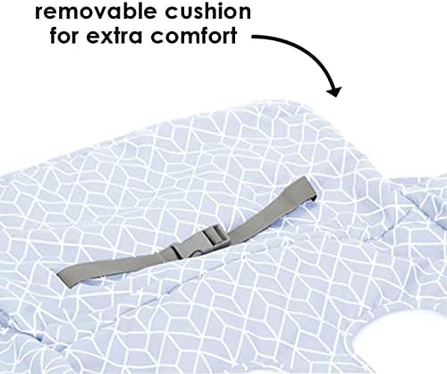 Authentic Diono imported travel cart cover highlighting the soft padded material.