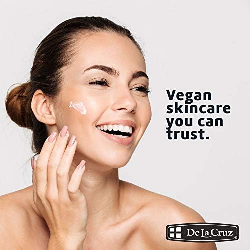 De La Cruz Vitamin E Cream size comparison and 4 ounce jar angle