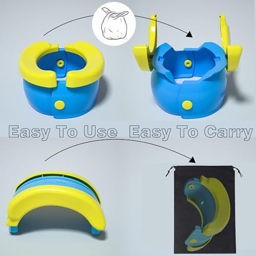 Close up view of Yooleetc banana shaped potty locking mechanism