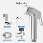 Shineforu bidet sprayer kit stainless steel flexible hose and t-valve