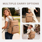 Vonal large capacity baby travel bag side angle showcasing pockets