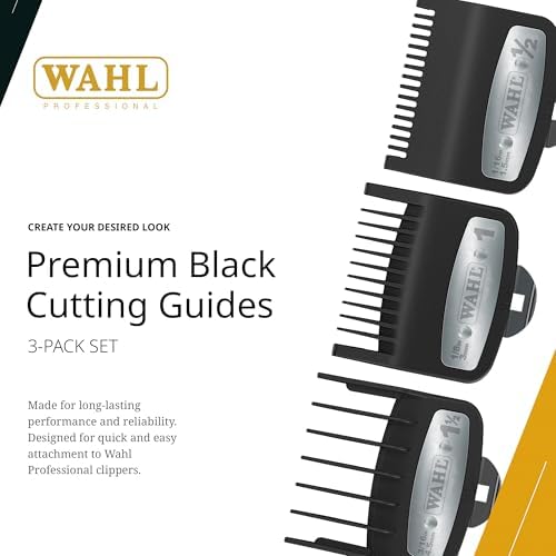 Wahl clipper guard metal secure-fit tab detail