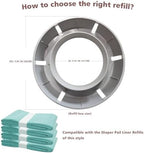 Bellababy nursery diaper pail compact cylindrical body