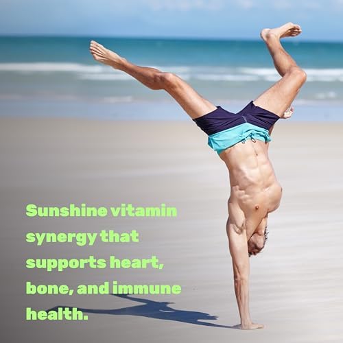 Double strength vitamin D3 cholecalciferol and K2 MK7 200 mcg softgels size and details
