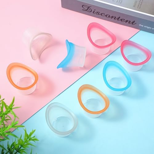 Eye flush cleaning cups for contact lens wearers and dry eye relief
