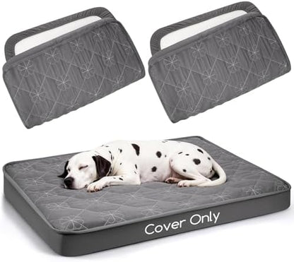 Greatbond replacement pet bed liner pack of two in grey color.