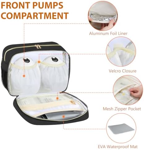 Piioser cooler bag showing internal insulated storage