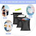 ClawsCover wet dry bag demonstrating zipper and handle