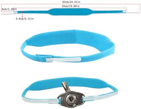 Close up view of the soft sponge padding on the DeaHea medical trach tie collar.