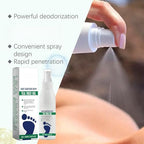 Natural ingredients label on Ginolmis tea tree oil foot spray