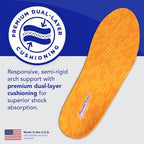 PowerStep Pulse Performance shoe inserts designed for running pain relief.