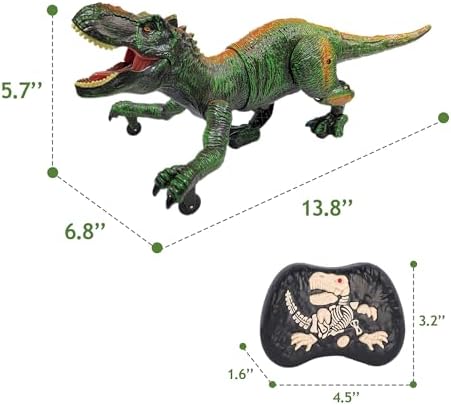 Moskiddo electronic dinosaur toy with remote control