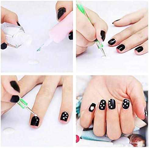 Five piece dotting pen kit displayed on white background