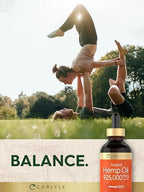 Carlyle 4 fluid ounce hemp extract bottle