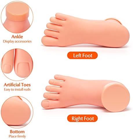 Side profile of Krofaue manicure training foot model