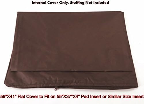 Water resistant taffeta nylon inner cover for orthopedic memory foam pet beds