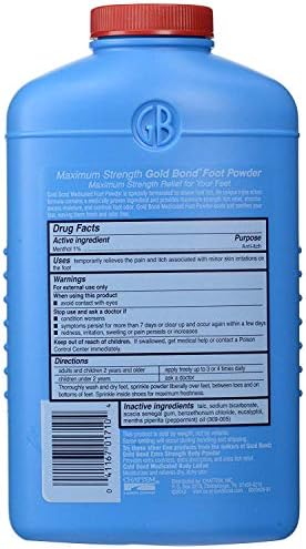 Gold Bond Maximum Strength Triple Action Formula powder for odor control