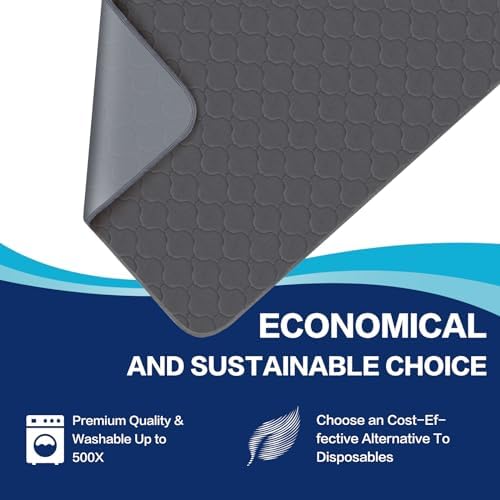 Alsunny bed pad on bed showing large 36 by 72 inch coverage