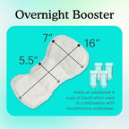 Because Market booster pads package dimensions and USA imported health product information
