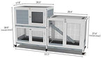 GDLF rabbit cage two floor layout angle