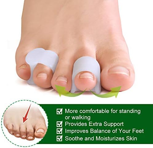 Detailed view of the comfortable loop design on Welnove toe separators