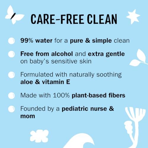 Molly's Suds non toxic water based wipes for newborn skin
