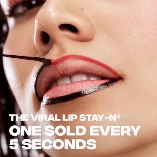 Sacheu Lip Liner STAY-N Peel Off Lip Stain â€” Long Lasting Waterproof Lip Tint with Hyaluronic Acid & Vitamin E â€” Transfer Proof Matte Finish, Vegan & Cruelty-Free (HEY-zel) - Image 4