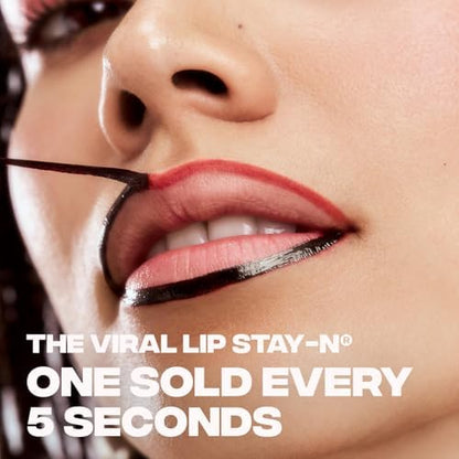 Sacheu Lip Liner STAY-N Peel Off Lip Stain â€” Long Lasting Waterproof Lip Tint with Hyaluronic Acid & Vitamin E â€” Transfer Proof Matte Finish, Vegan & Cruelty-Free (HEY-zel) - Image 4