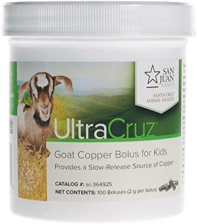 UltraCruz copper bolus supplement bottle for kids