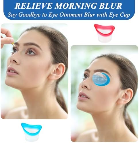 Set of four eye wash cups for home and travel eye care