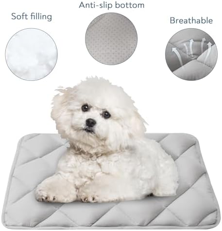 Magik And Kover dog cage mattress pack of two inside a small pet kennel