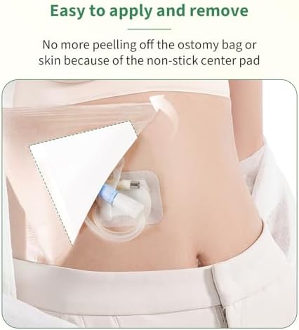 Leakproof waterproof barrier film for colostomy and ileostomy shower protection