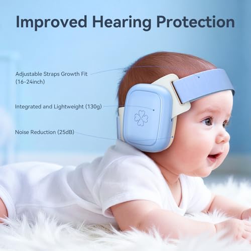 Adjustable headband feature on UseNiy baby earmuffs