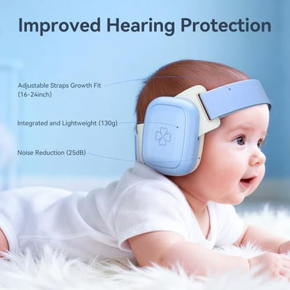 Adjustable headband feature on UseNiy baby earmuffs