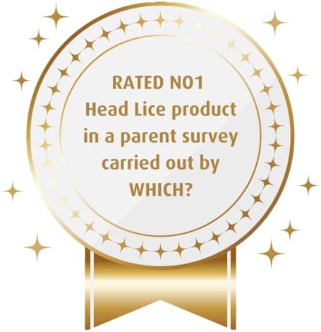 Nitty Gritty natural head lice treatment bottle showing essential oil ingredients