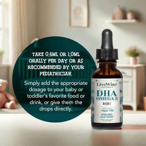 USA imported authentic plant based DHA supplement for infants and toddlers